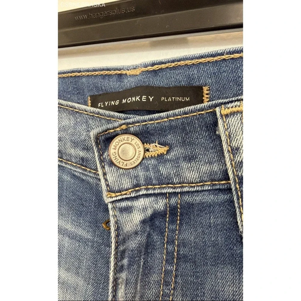 Flying Monkey Blue Womens Denim Jeans -‎ Size 24 - Picture 2 of 12